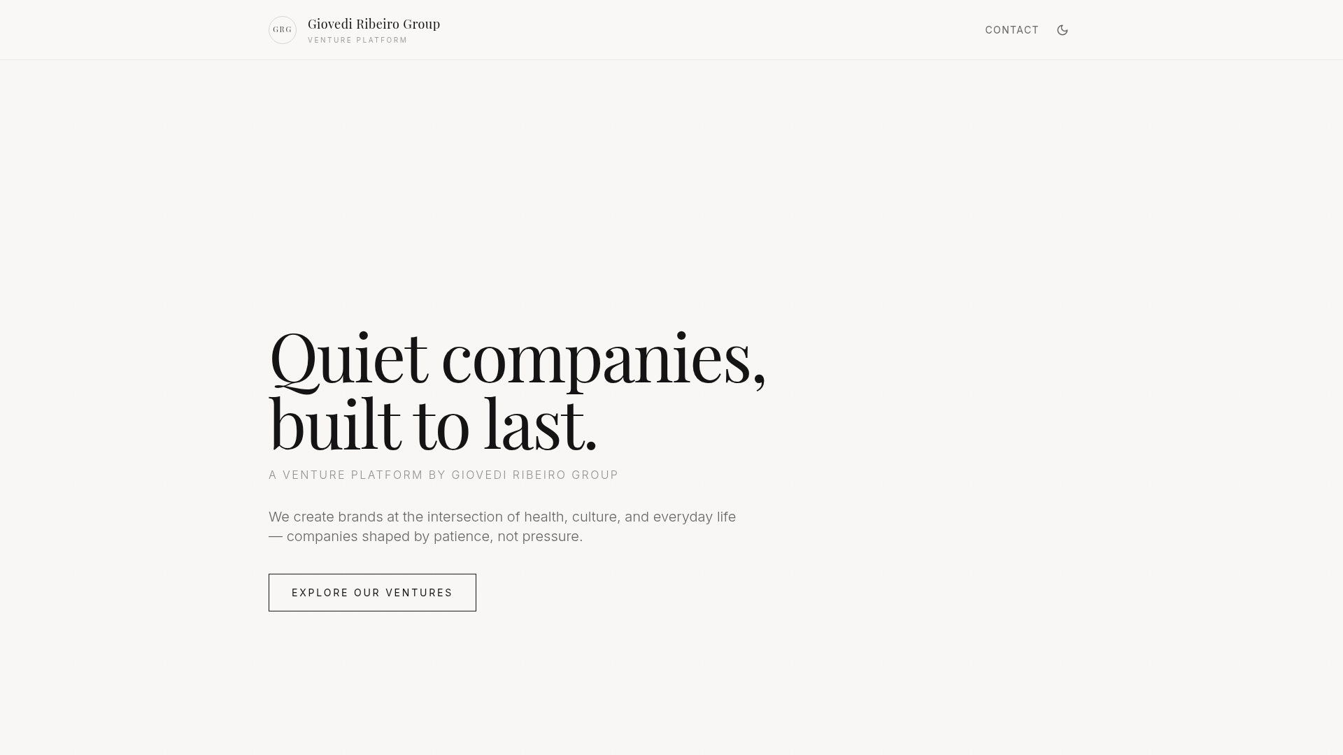 Giovedi Ribeiro Group interface screenshot
